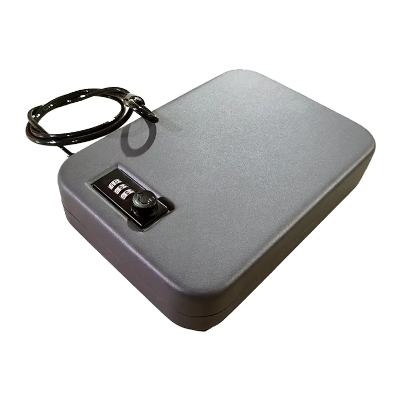 กล่องล็อค LB011C พร้อมรหัสล็อคสำหรับปืนพกขนาดเล็ก