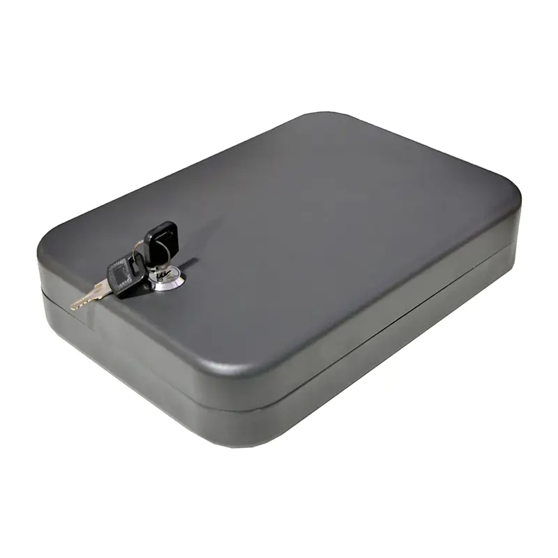 กล่องล็อค LB011K พร้อมกุญแจล็อคสำหรับปืนพกขนาดเล็ก